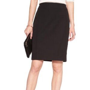 Banana Republic Black Sleek Suit Pencil Skirt | Size 8